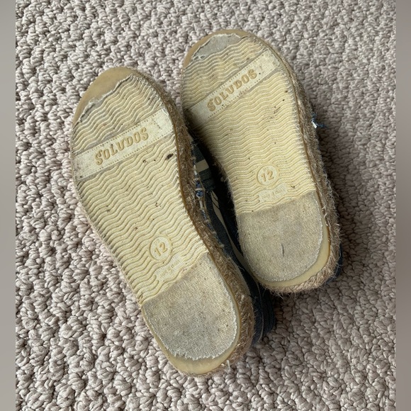 Navy Striped Espadrilles - Picture 2 of 4